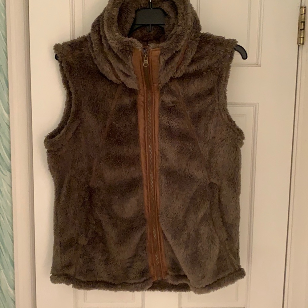 Brown Sherpa Vest